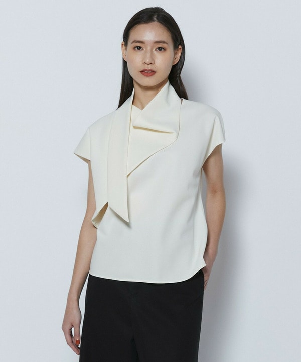 【COUTURIER】60/2Vダブルクロスブラウス