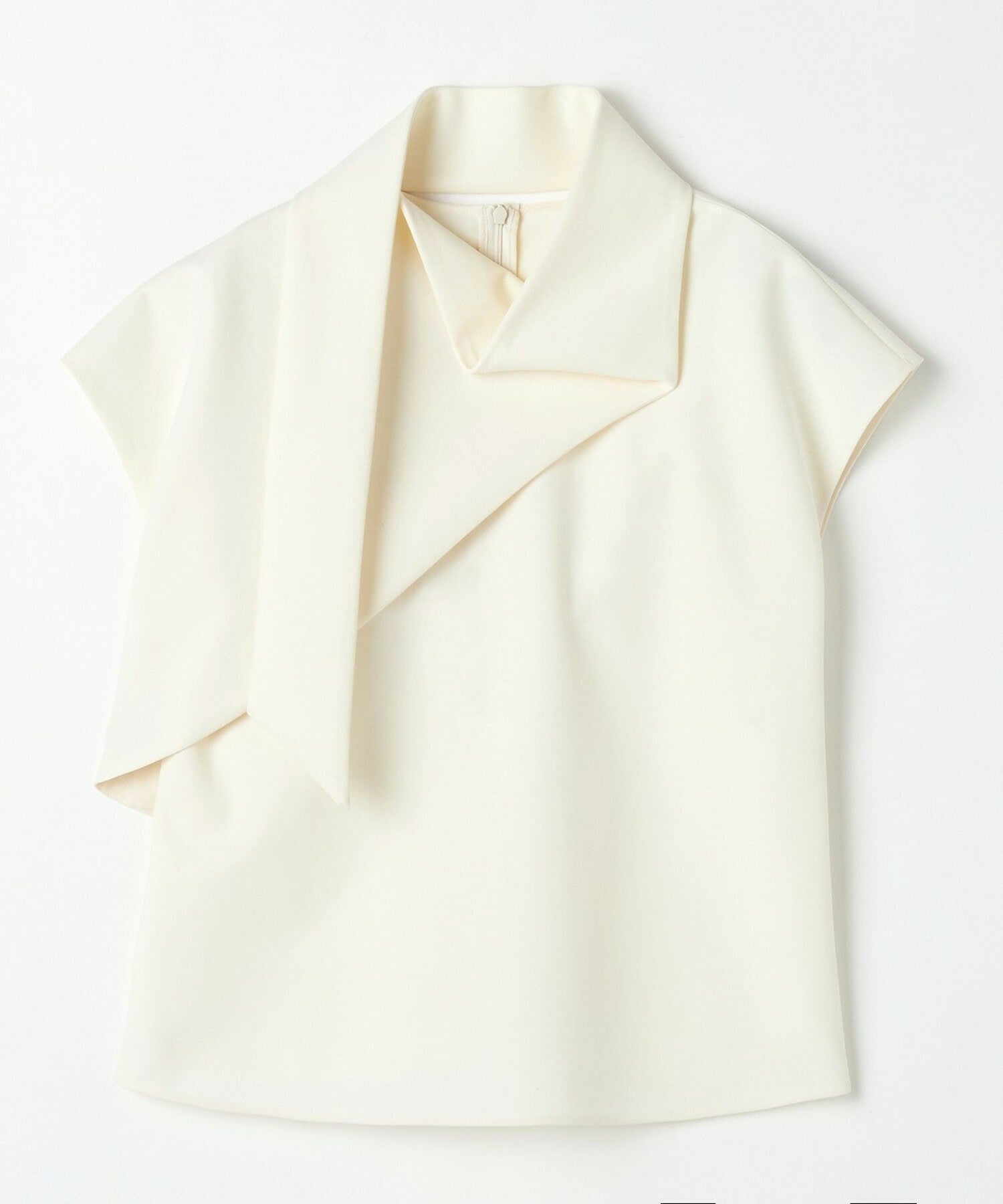 【COUTURIER】60/2Vダブルクロスブラウス 詳細画像 ブラック 16