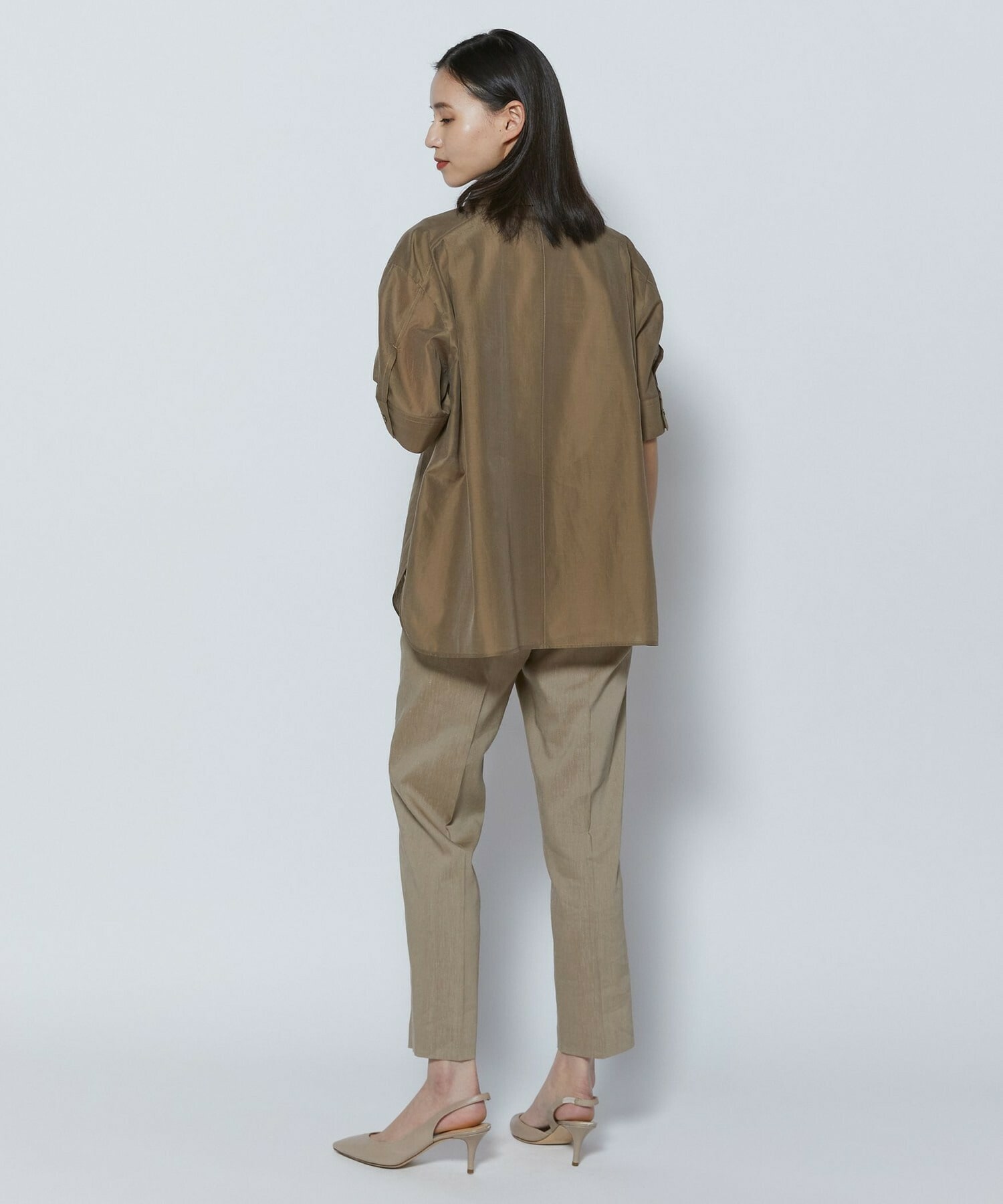 【COUTURIER】C/SEオーガンジーシャツ 詳細画像 ネイビー 10