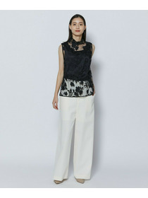 【COUTURIER】シルクストレッチブラウス 詳細画像 ブラック 5