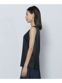 【COUTURIER】シルクストレッチブラウス 詳細画像 ブラック 8