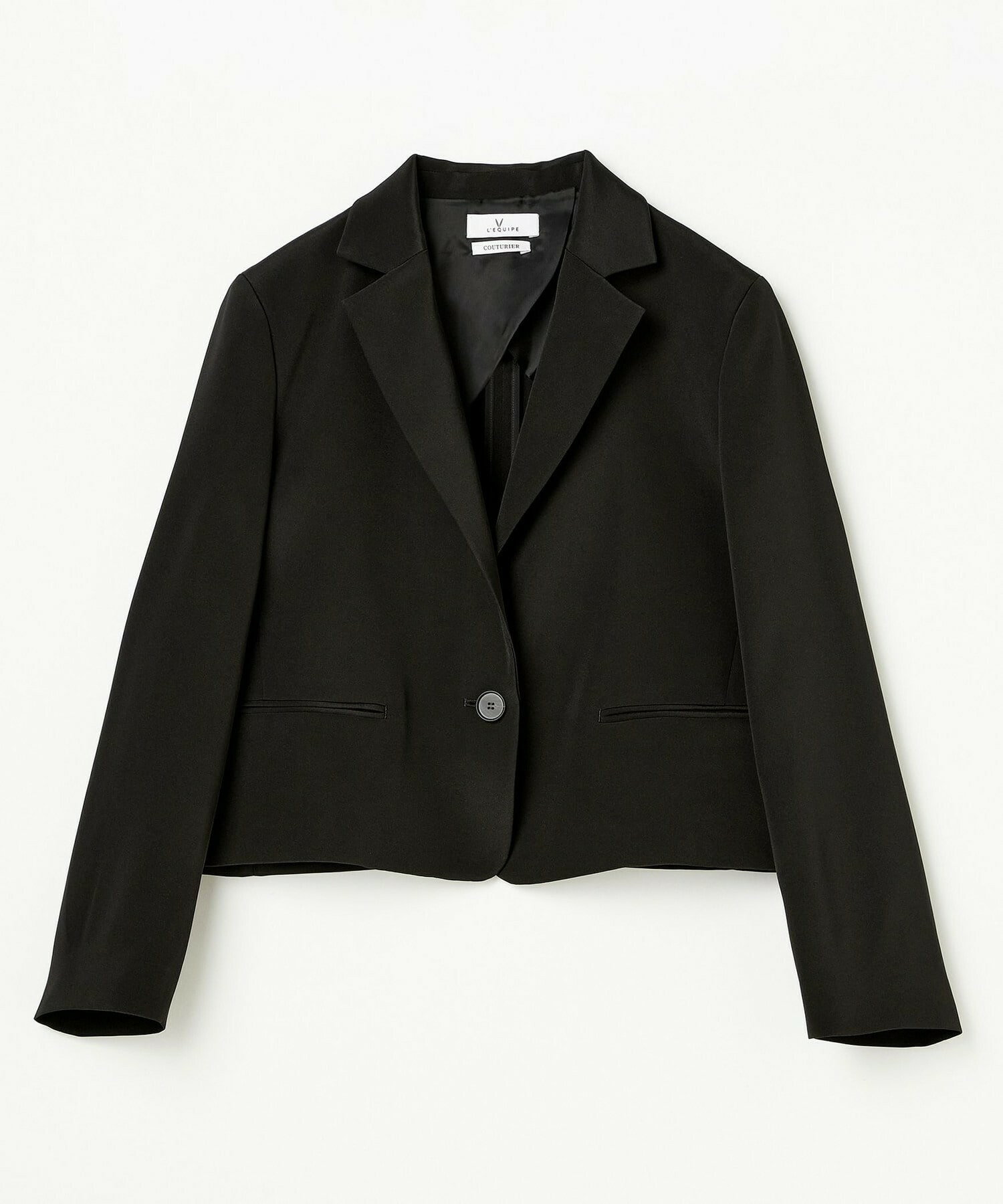 【COUTURIER】シルク二重織ジャケット 詳細画像 ブラック 11