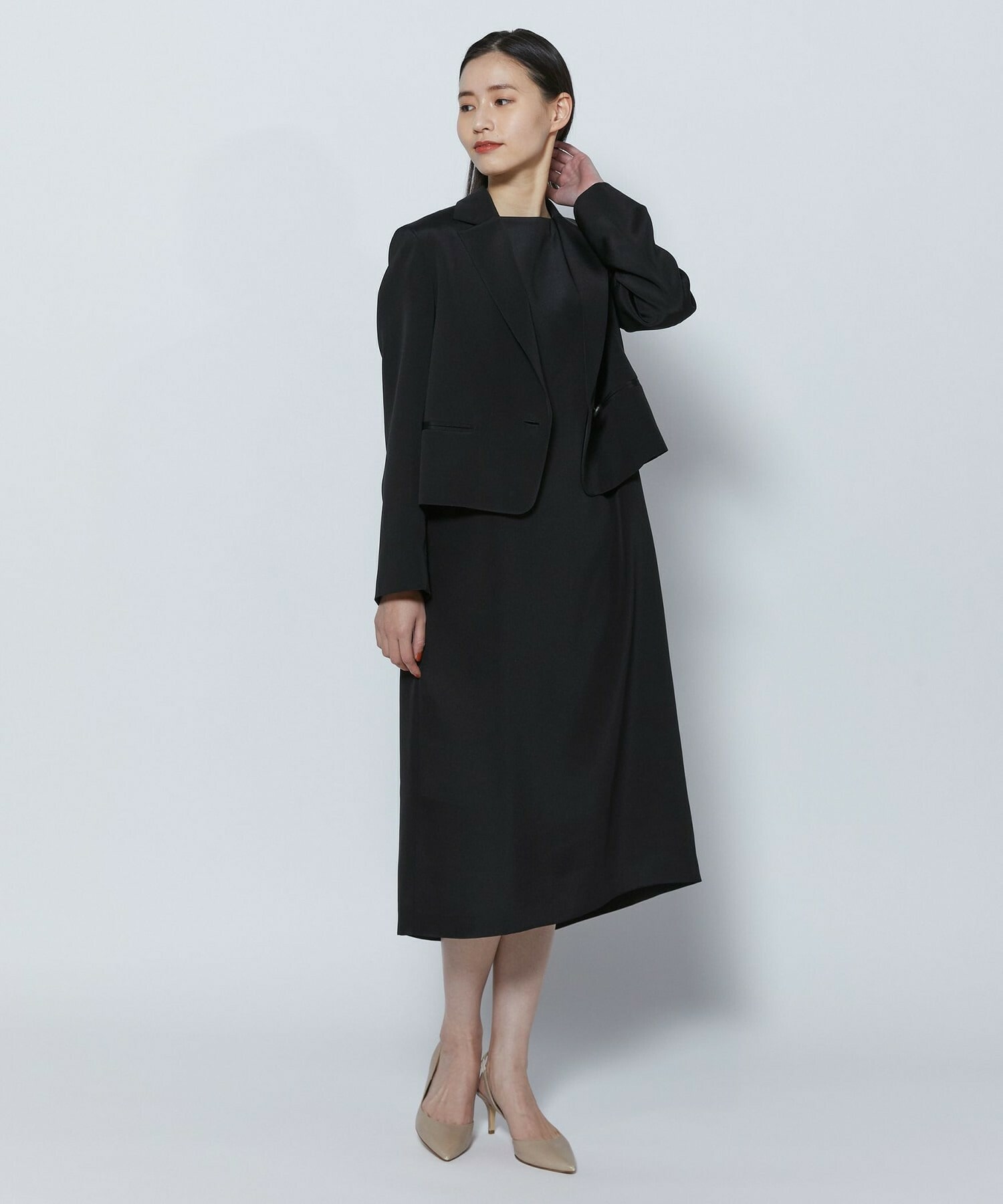 【COUTURIER】シルク二重織ジャケット 詳細画像 ブラック 2