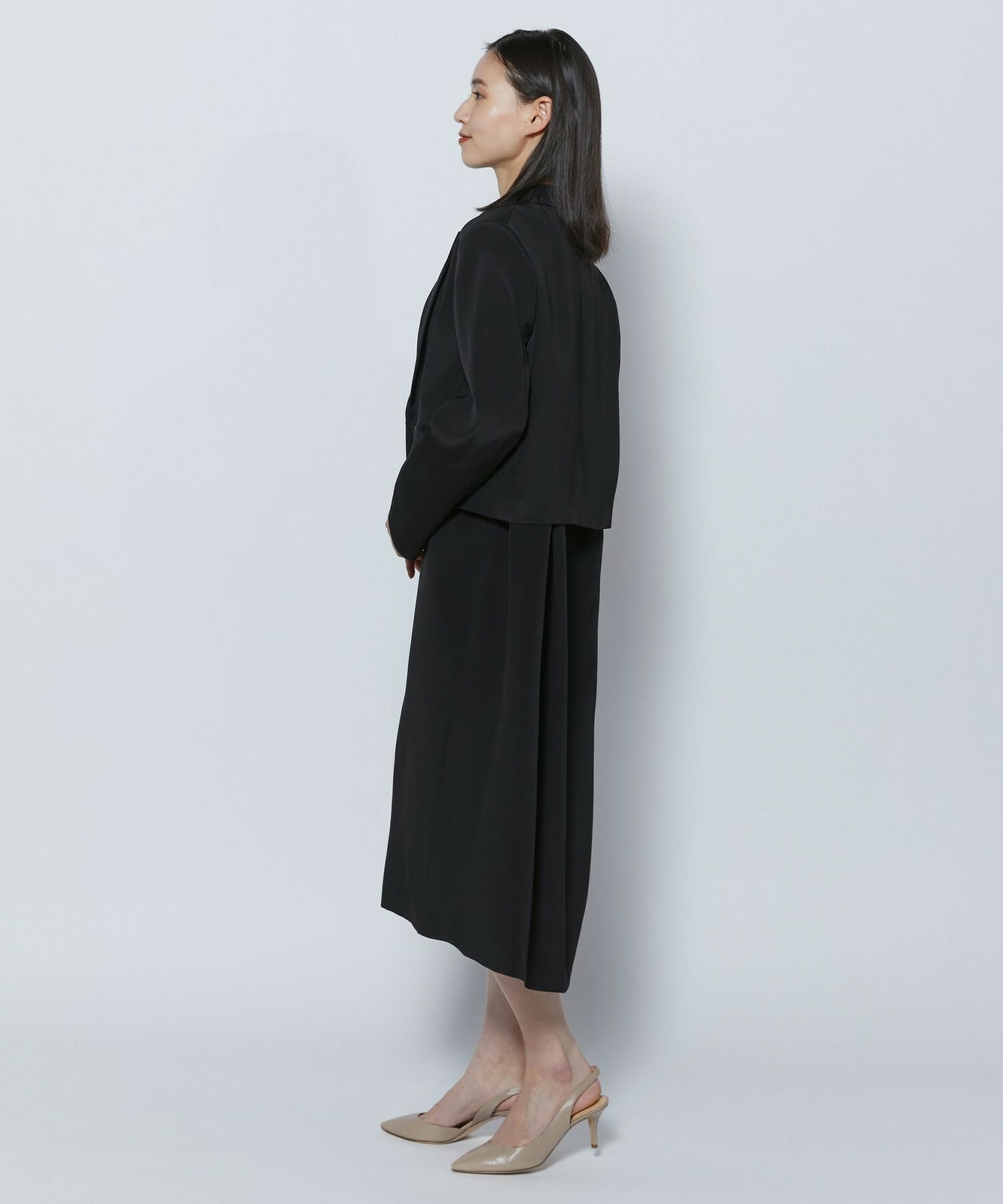 【COUTURIER】シルク二重織ジャケット 詳細画像 ブラック 3