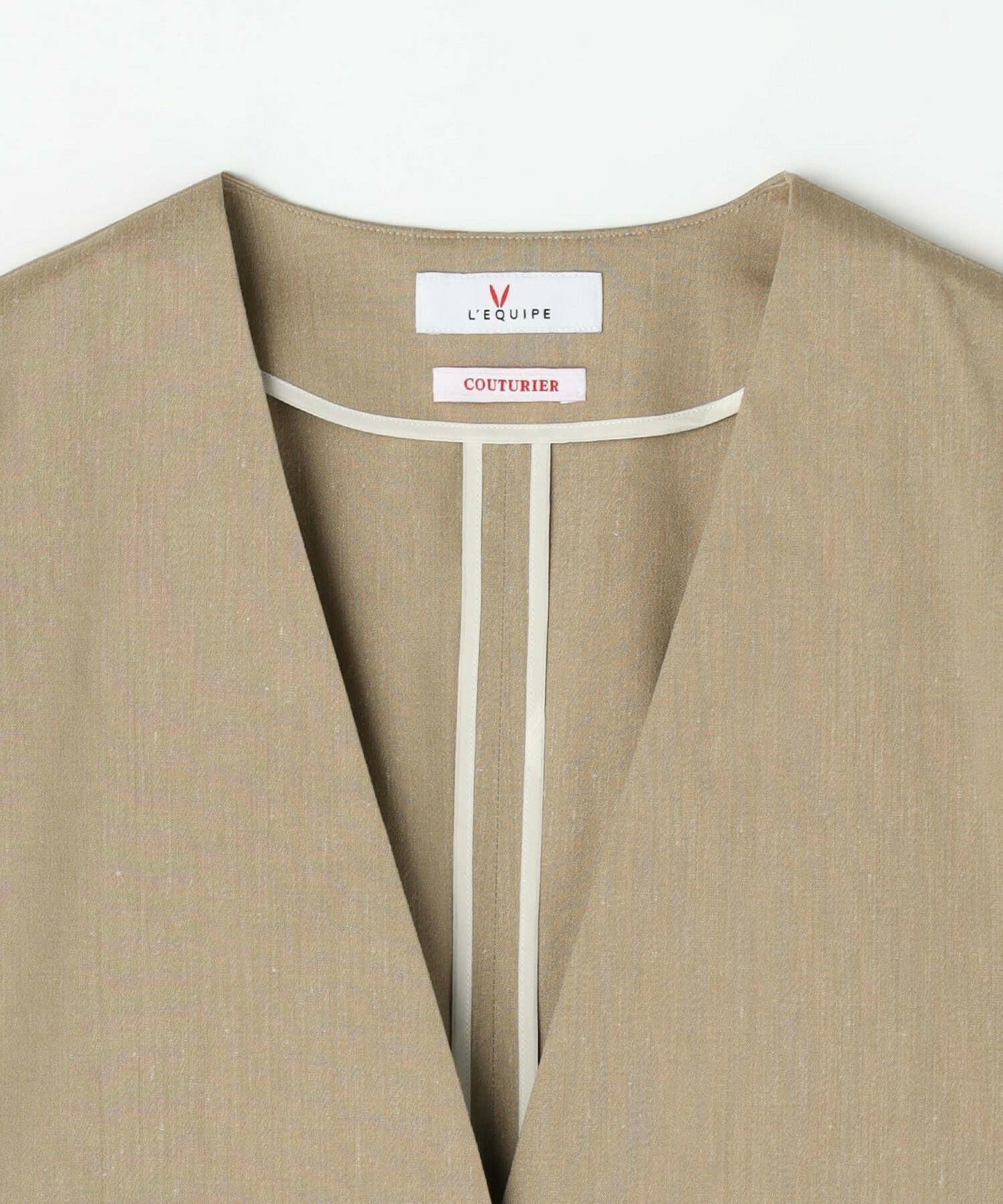 【COUTURIER】ファインリネンクロスジャケット 詳細画像 モカ 12