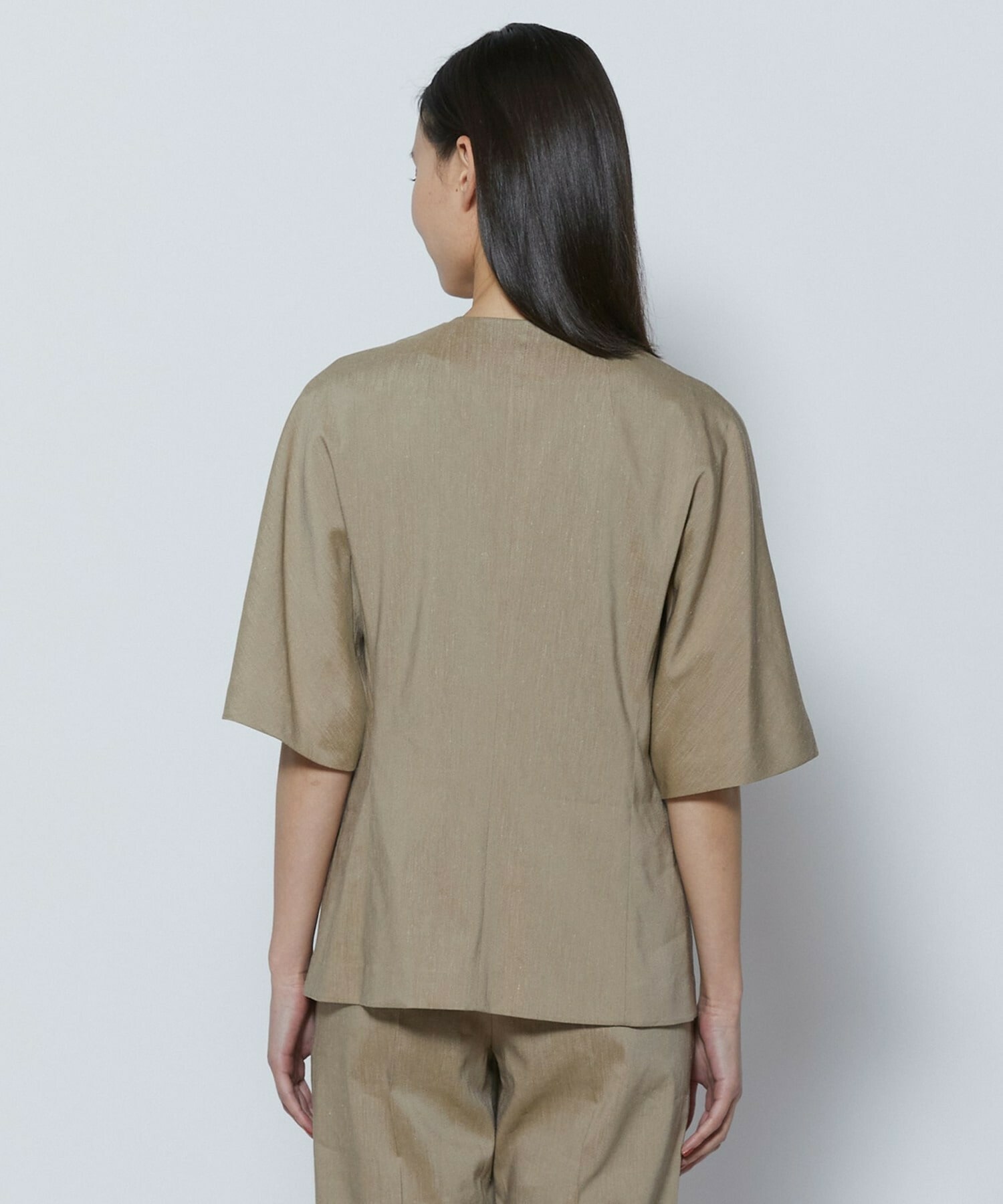 【COUTURIER】ファインリネンクロスジャケット 詳細画像 モカ 9