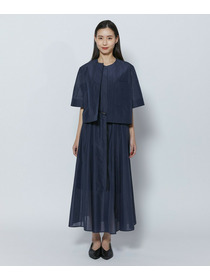 【COUTURIER】C/SEオーガンジーノーカラージャケット 詳細画像 ネイビー 1