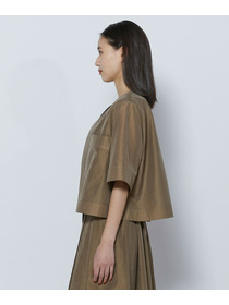 【COUTURIER】C/SEオーガンジーノーカラージャケット 詳細画像 ネイビー 15
