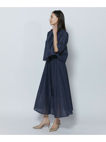 【COUTURIER】C/SEオーガンジーノーカラージャケット 詳細画像 ネイビー 4