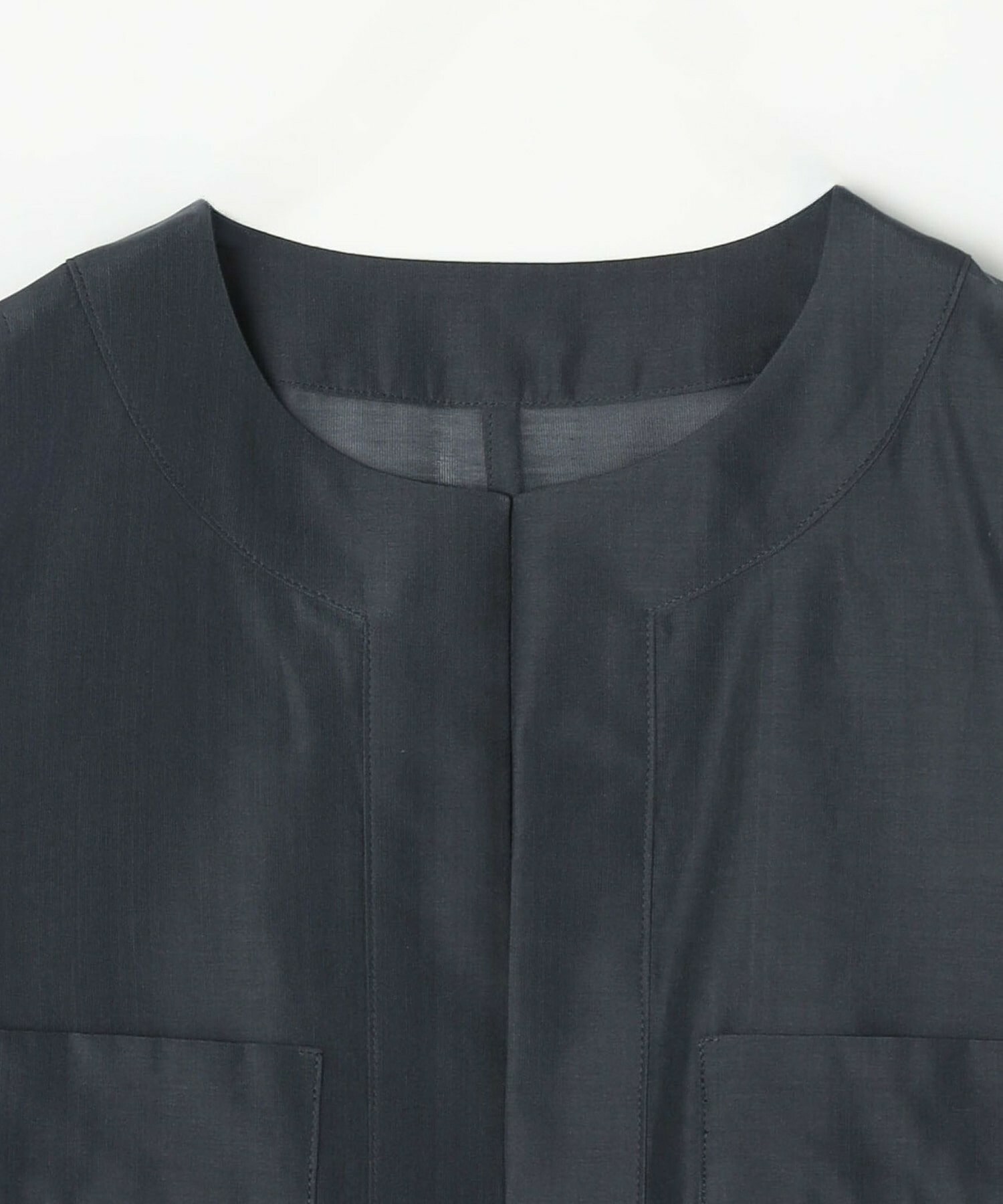 【COUTURIER】C/SEオーガンジーノーカラージャケット 詳細画像 ネイビー 19