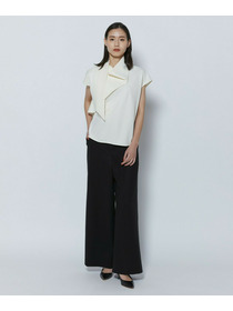 【COUTURIER】60/2Vダブルクロスパンツ 詳細画像 ブラック 1