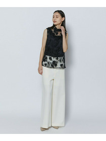 【COUTURIER】60/2Vダブルクロスパンツ 詳細画像 ブラック 12