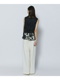 【COUTURIER】60/2Vダブルクロスパンツ 詳細画像 ブラック 14