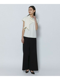 【COUTURIER】60/2Vダブルクロスパンツ 詳細画像 ブラック 4