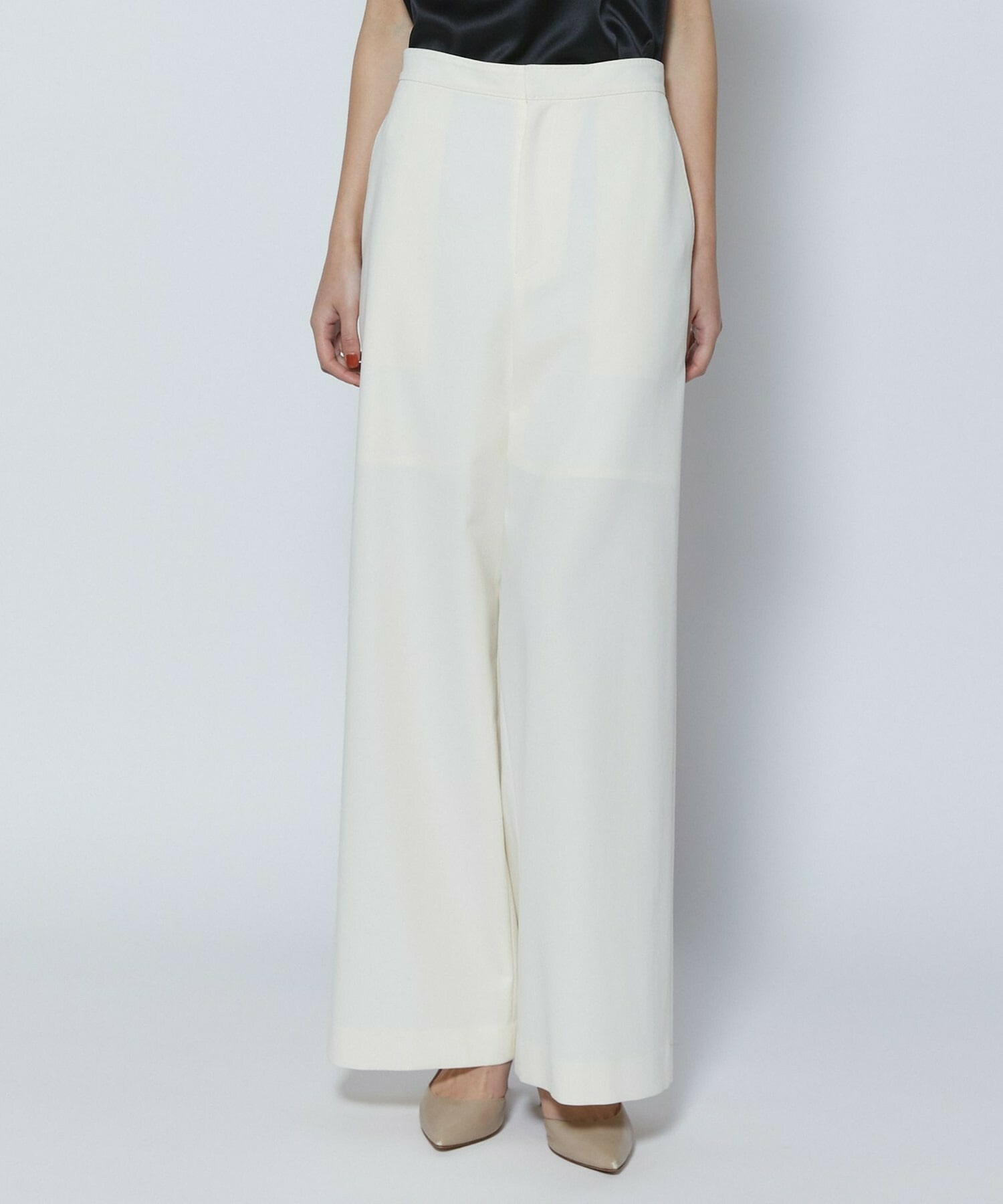 【COUTURIER】60/2Vダブルクロスパンツ 詳細画像 ブラック 19