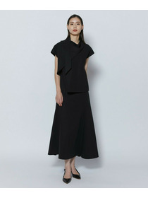 【COUTURIER】60/2Vダブルクロススカート 詳細画像 ブラック 8