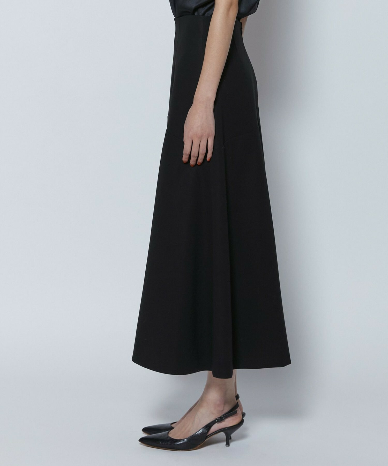 【COUTURIER】60/2Vダブルクロススカート 詳細画像 ブラック 10