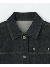 【L'EQUIPE】7ozストレッチデニムジャケット 詳細画像 インディゴブルー 21