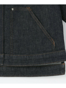 【L'EQUIPE】7ozストレッチデニムジャケット 詳細画像 インディゴブルー 23