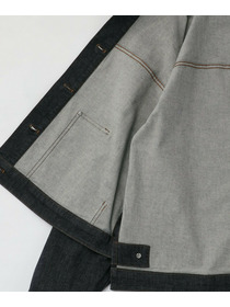 【L'EQUIPE】7ozストレッチデニムジャケット 詳細画像 インディゴブルー 26