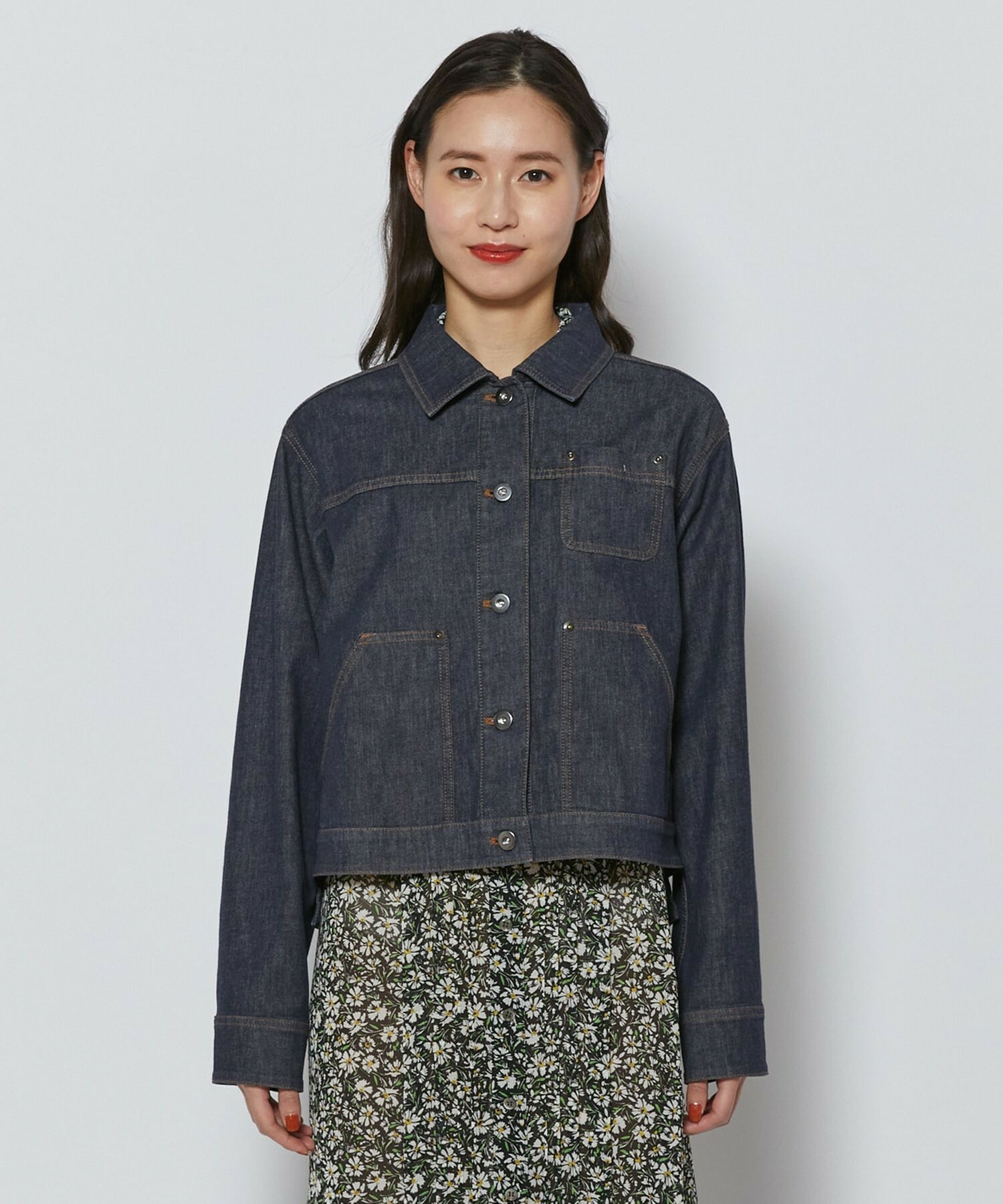 【L'EQUIPE】7ozストレッチデニムジャケット 詳細画像 インディゴブルー 15