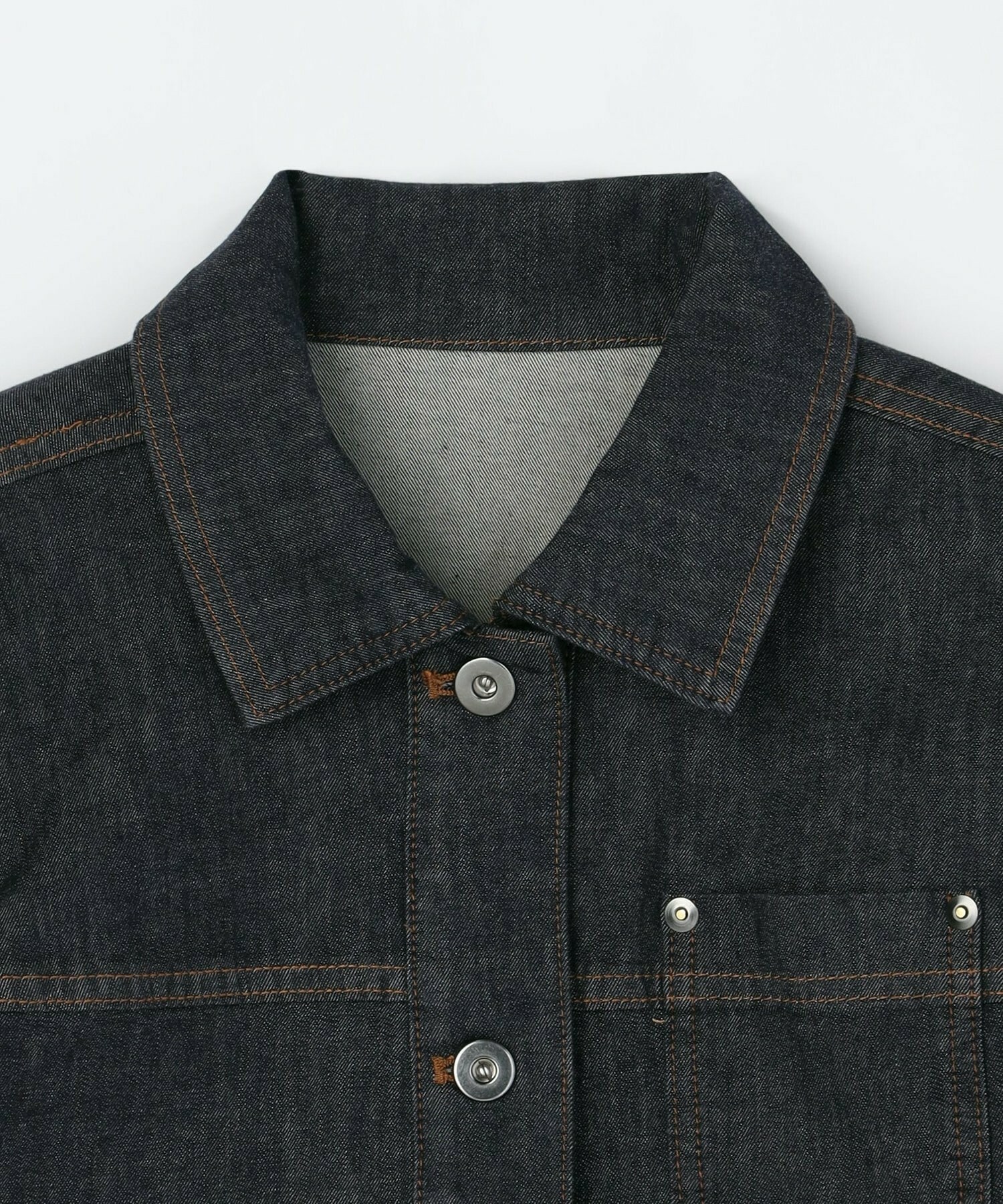 【L'EQUIPE】7ozストレッチデニムジャケット 詳細画像 インディゴブルー 21