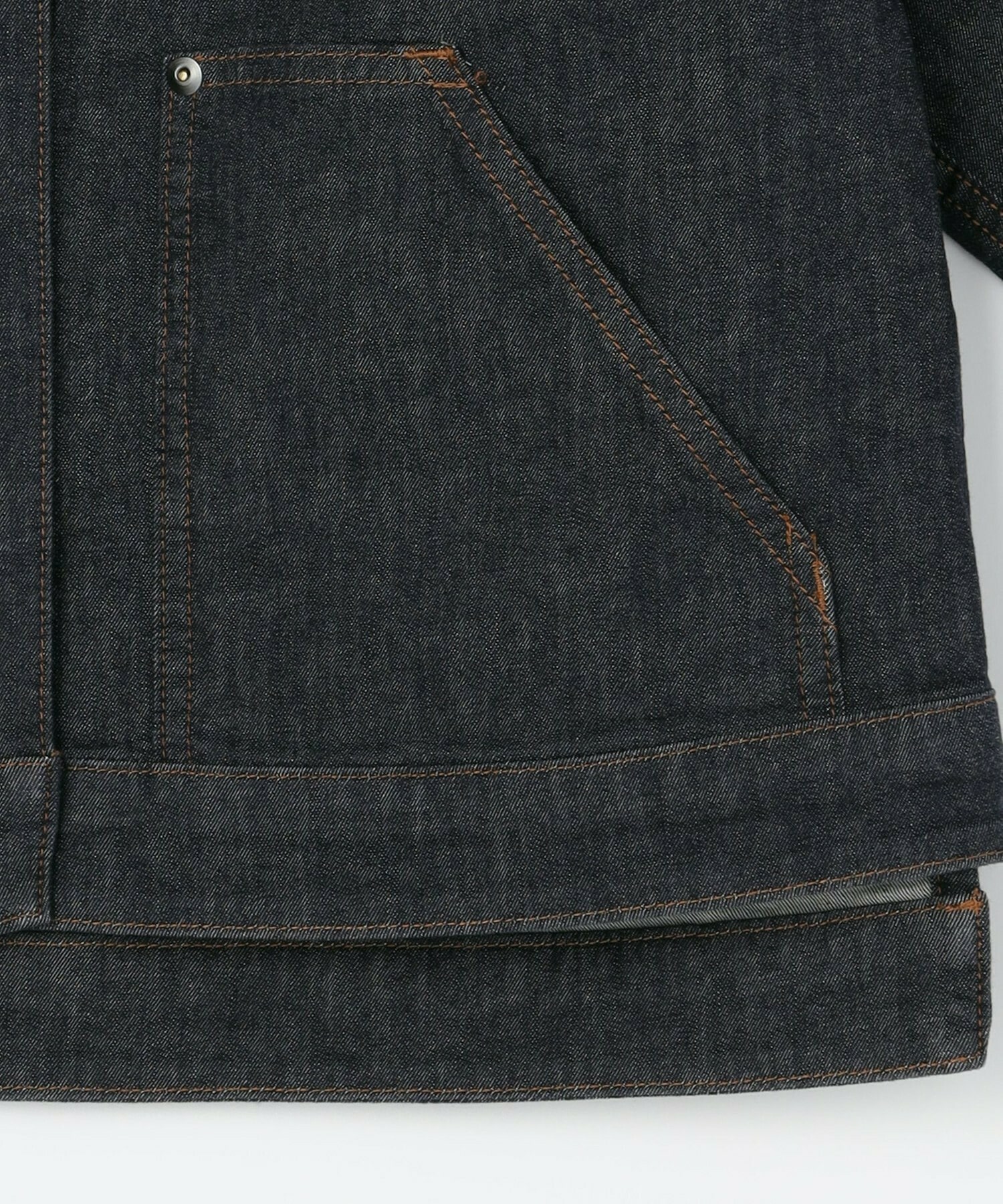 【L'EQUIPE】7ozストレッチデニムジャケット 詳細画像 インディゴブルー 23