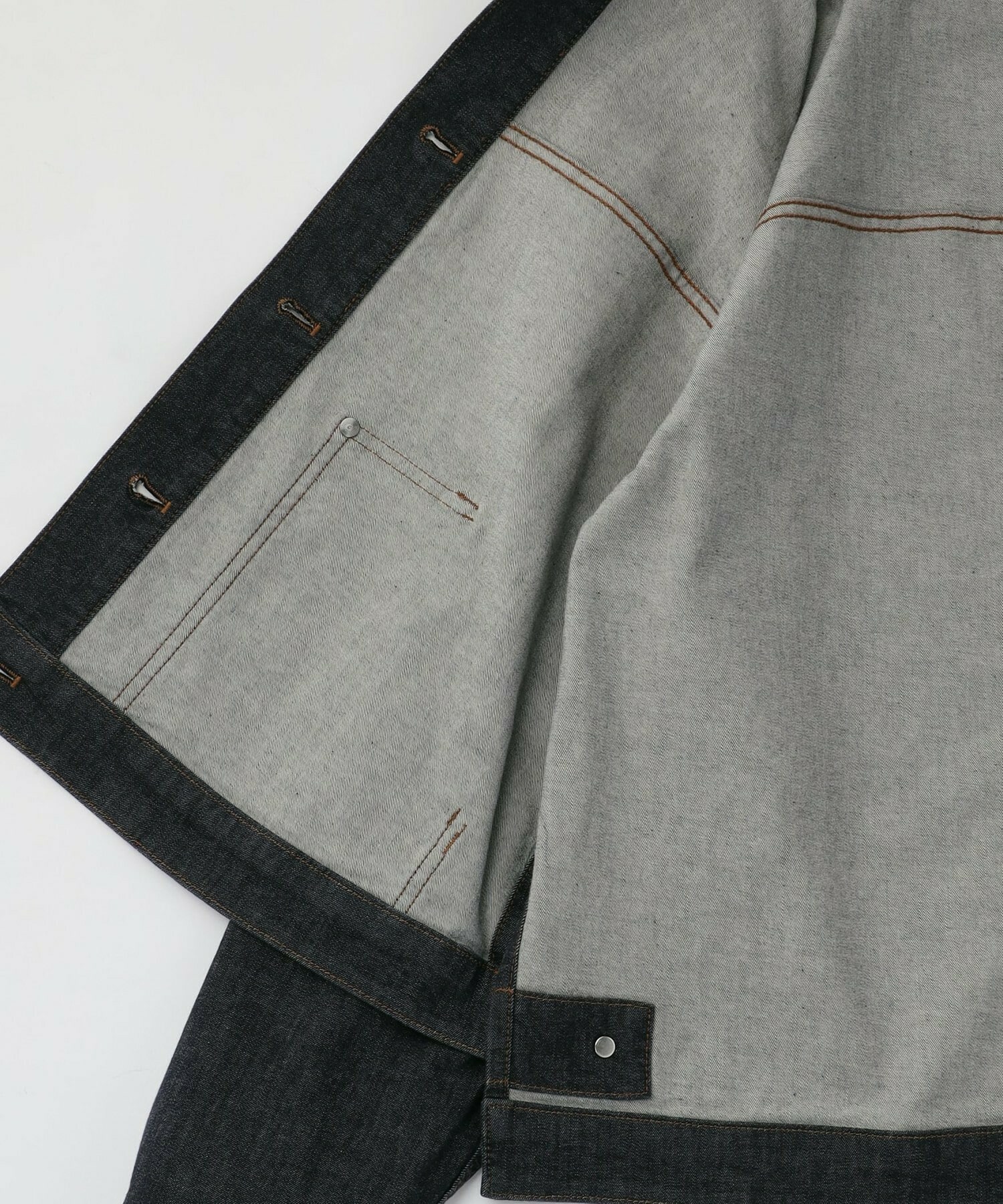 【L'EQUIPE】7ozストレッチデニムジャケット 詳細画像 インディゴブルー 26