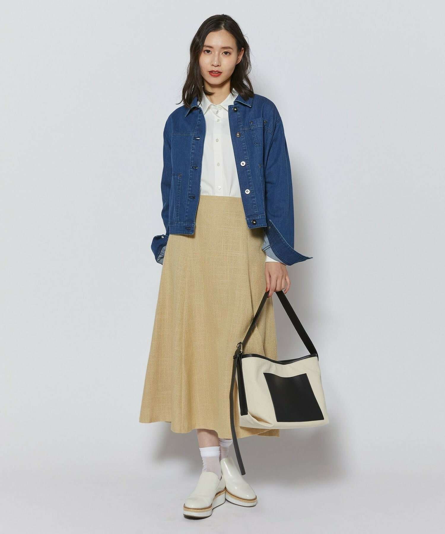 【L'EQUIPE】7ozストレッチデニムジャケット 詳細画像 インディゴブルー 3