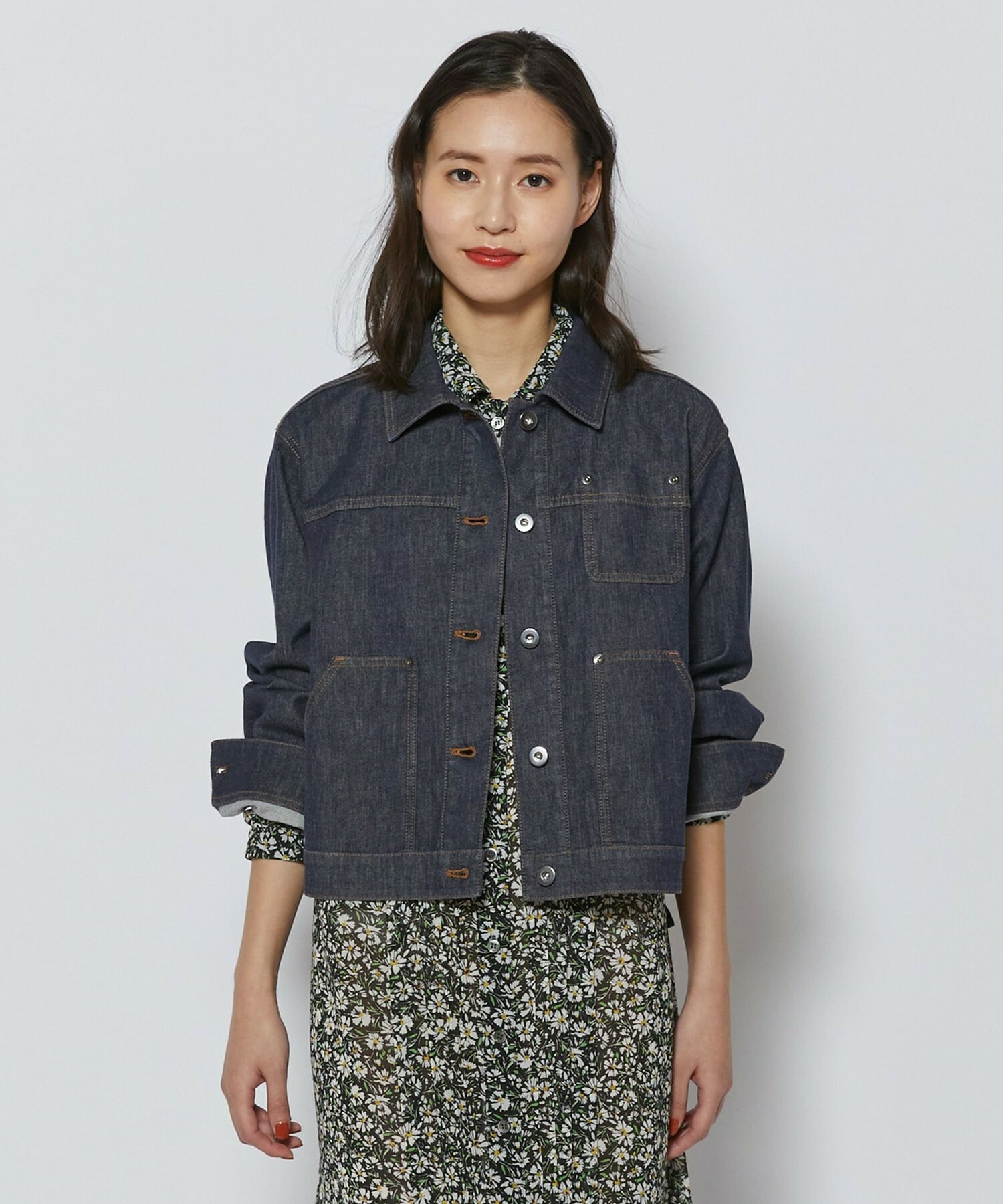 【L'EQUIPE】7ozストレッチデニムジャケット 詳細画像 インディゴブルー 1