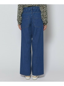 【L'EQUIPE】7ozストレッチデニムセミワイドパンツ 詳細画像 インディゴブルー 24