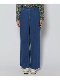 【L'EQUIPE】7ozストレッチデニムセミワイドパンツ 詳細画像 インディゴブルー 29