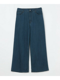 【L'EQUIPE】7ozストレッチデニムセミワイドパンツ 詳細画像 インディゴブルー 32