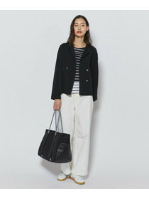 【L'EQUIPE】7ozストレッチデニムセミワイドパンツ 詳細画像 インディゴブルー 8