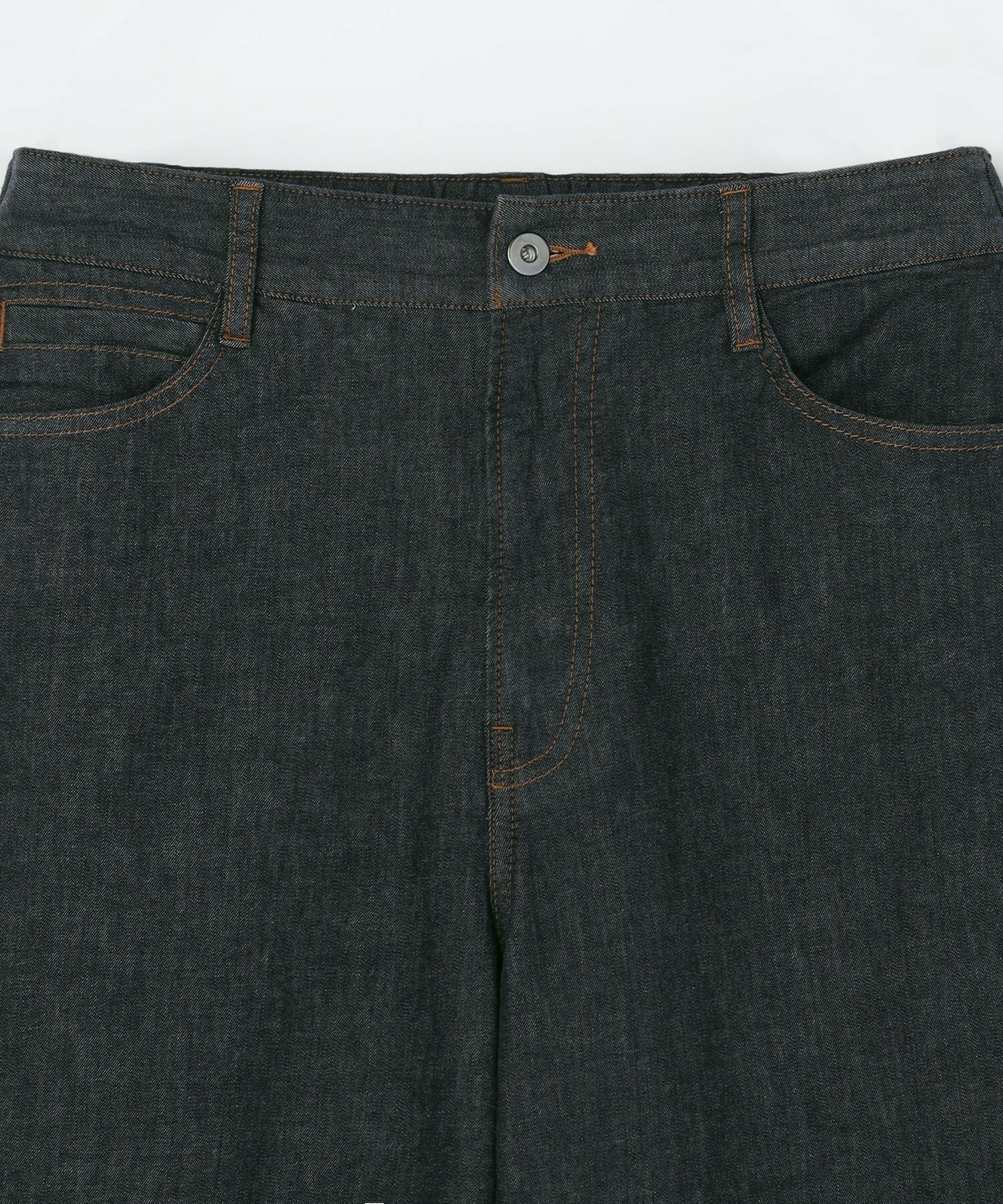 【L'EQUIPE】7ozストレッチデニムセミワイドパンツ 詳細画像 インディゴブルー 34