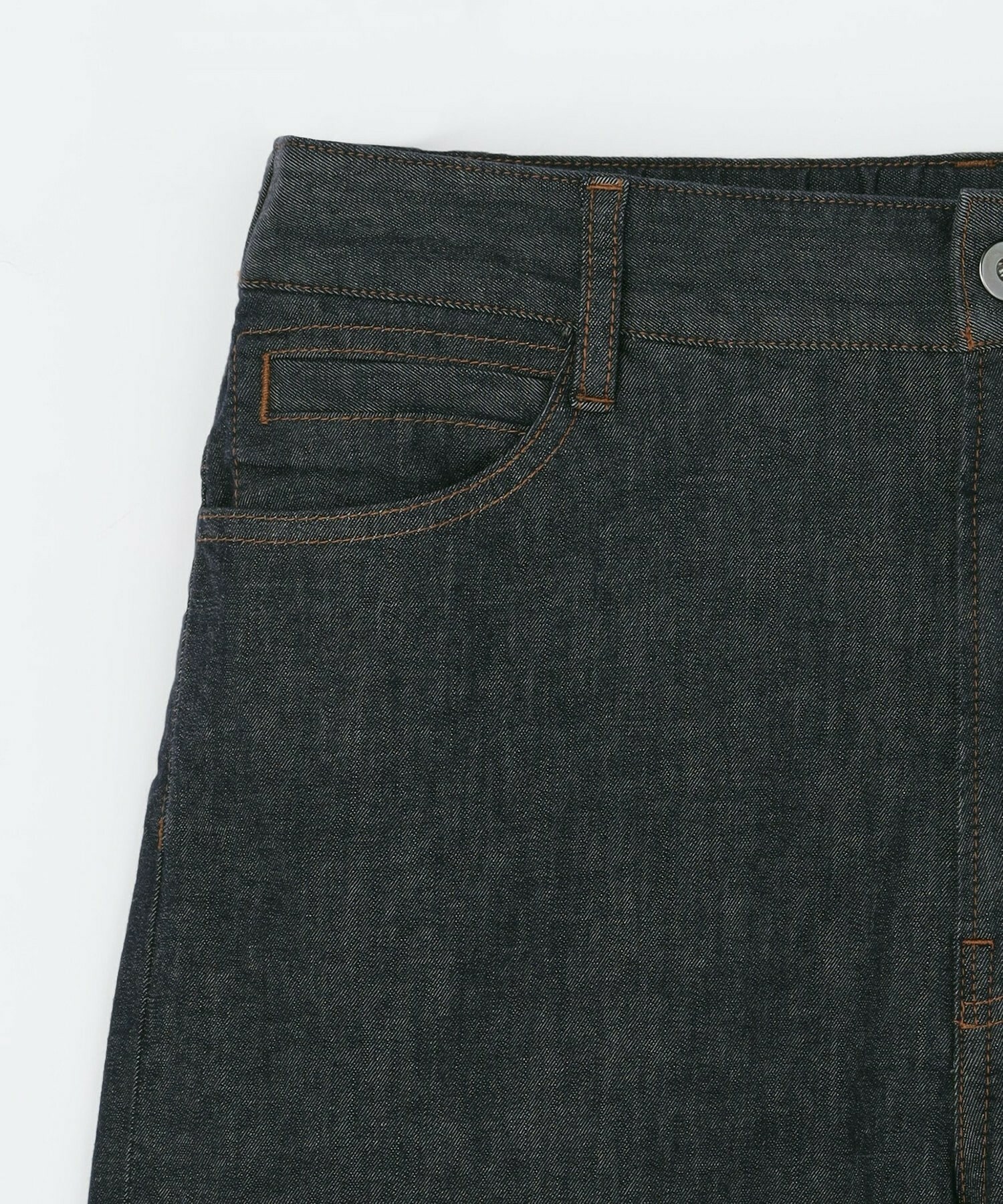 【L'EQUIPE】7ozストレッチデニムセミワイドパンツ 詳細画像 インディゴブルー 35