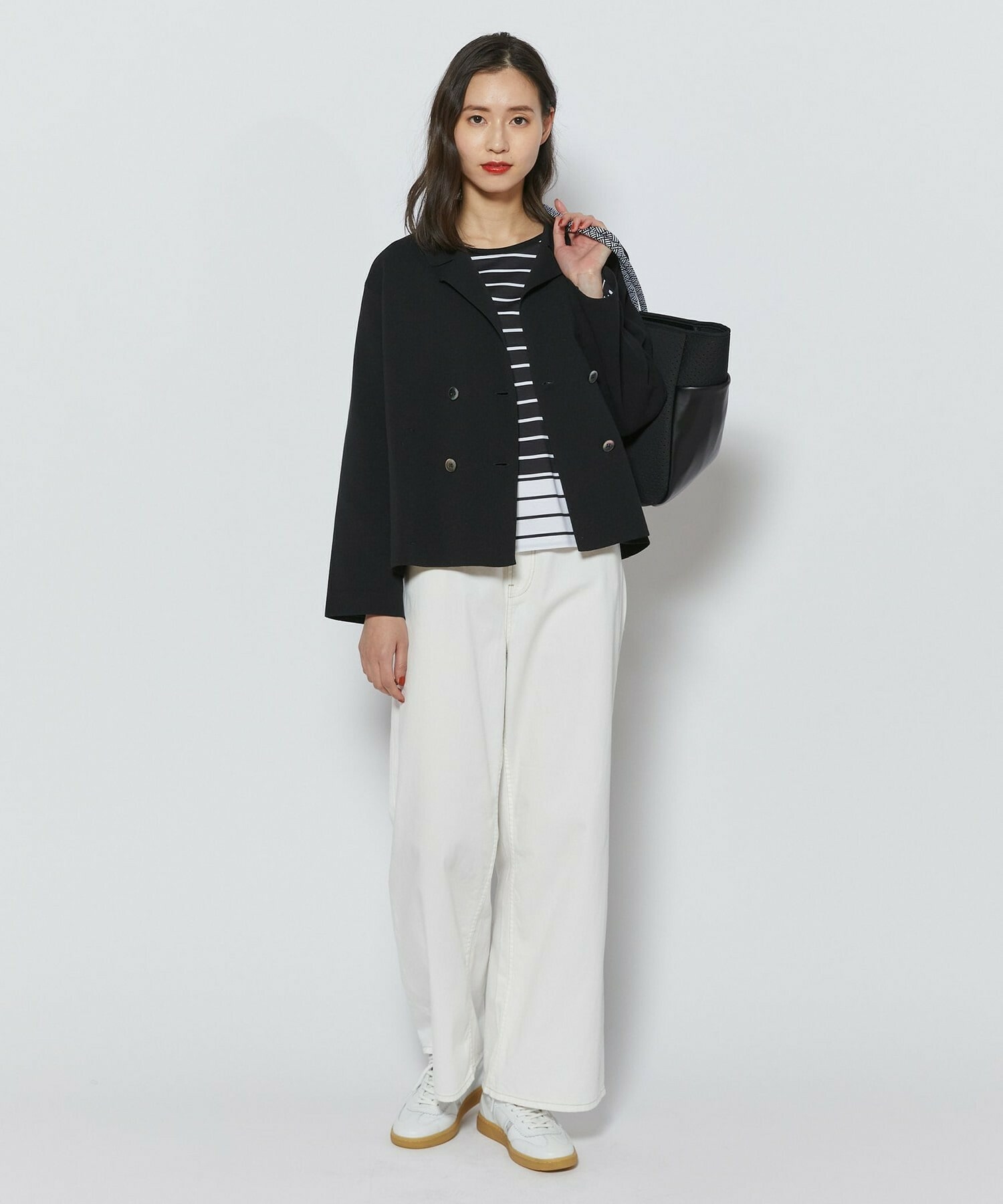 【L'EQUIPE】7ozストレッチデニムセミワイドパンツ 詳細画像 インディゴブルー 9