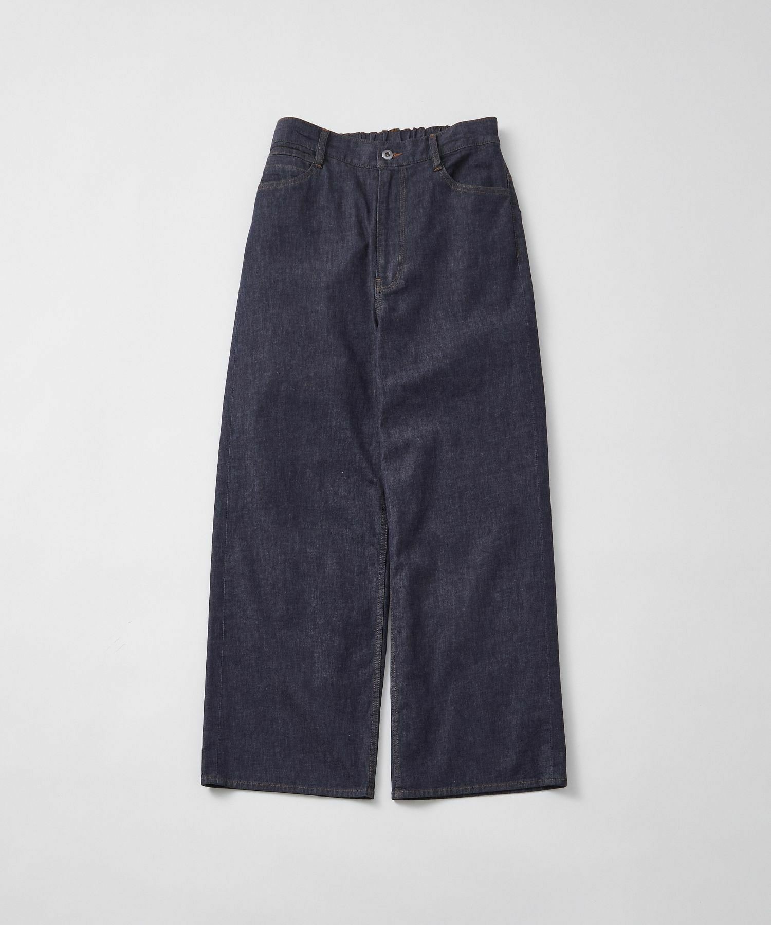 【L'EQUIPE】7ozストレッチデニムセミワイドパンツ 詳細画像 インディゴブルー 1