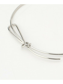 【L'EQUIPE】リボンネックレス 詳細画像 シルバー 9