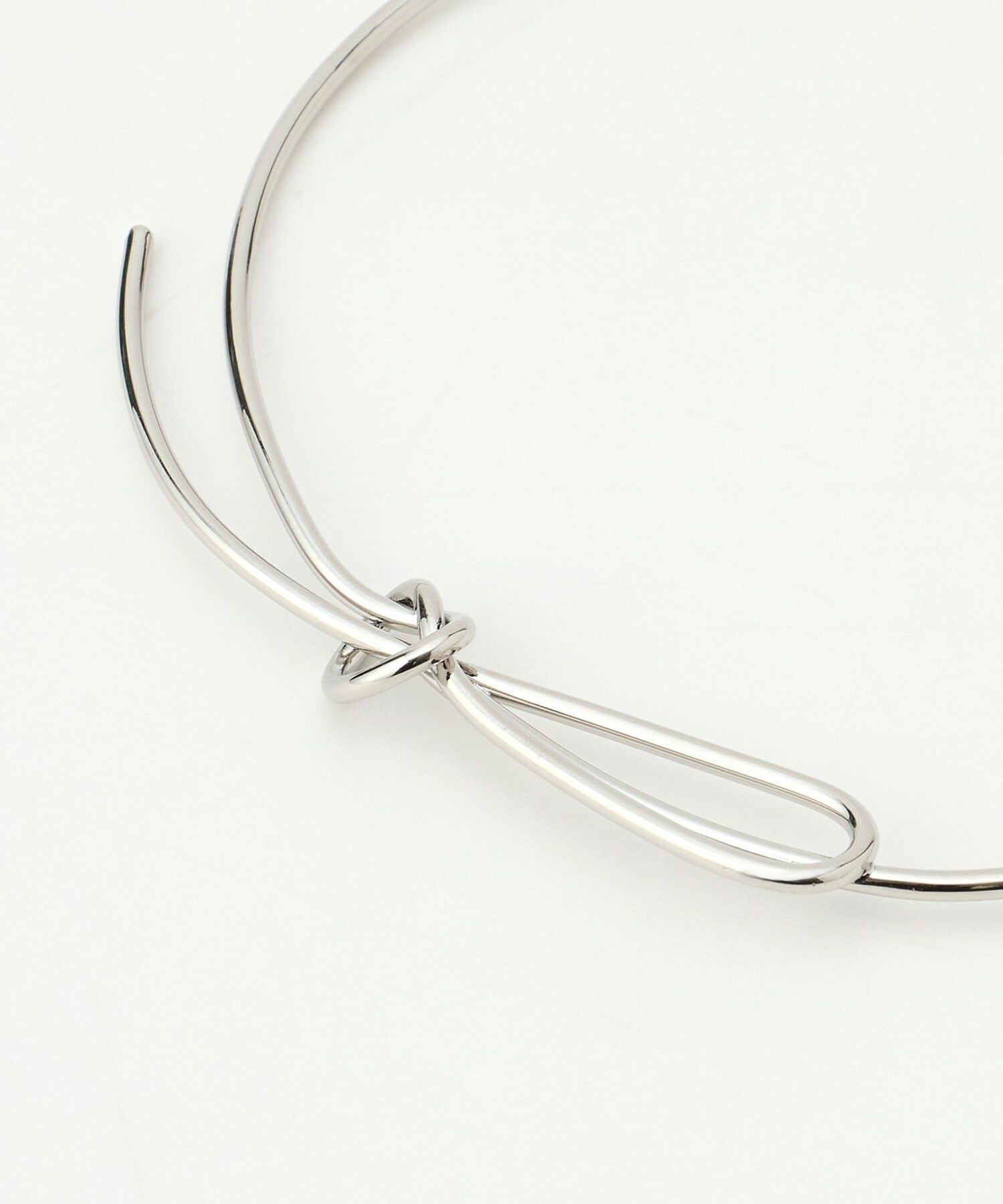 【L'EQUIPE】リボンネックレス 詳細画像 シルバー 10