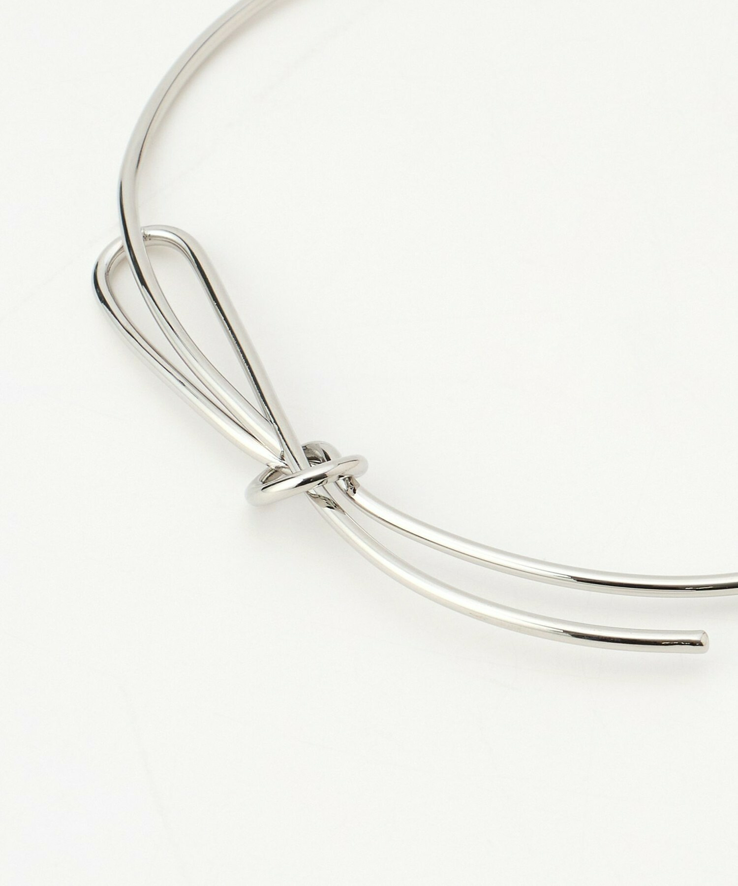 【L'EQUIPE】リボンネックレス 詳細画像 シルバー 9