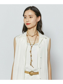 【L'EQUIPE】アクリルラリエット 詳細画像 ベージュ系その他 10