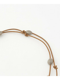 【L'EQUIPE】アクリルラリエット 詳細画像 ベージュ系その他 13