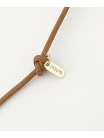 【L'EQUIPE】アクリルラリエット 詳細画像 ベージュ系その他 15