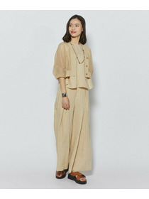 【L'EQUIPE】アクリルラリエット 詳細画像 ベージュ系その他 2