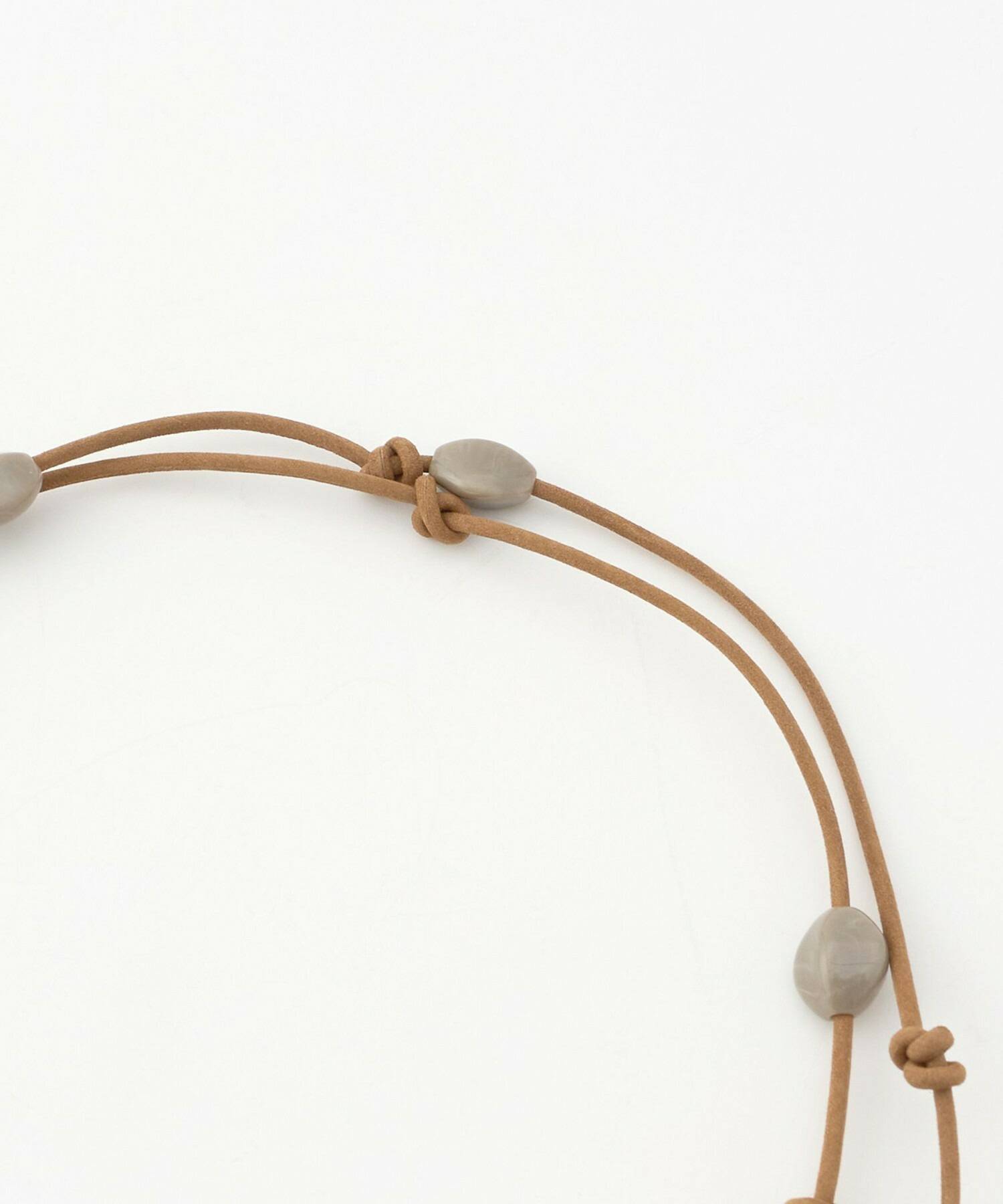 【L'EQUIPE】アクリルラリエット 詳細画像 ベージュ系その他 13