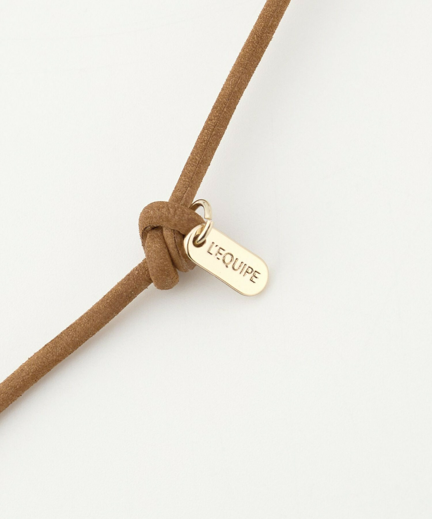 【L'EQUIPE】アクリルラリエット 詳細画像 ベージュ系その他 15