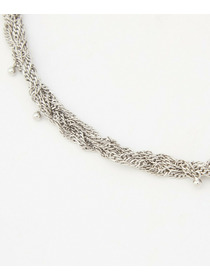 【L'EQUIPE】捻りチェーンショートネックレス 詳細画像 シルバー 11