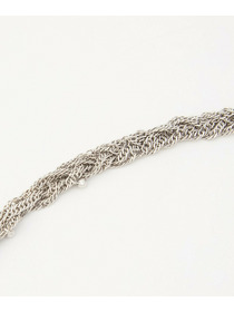 【L'EQUIPE】捻りチェーンショートネックレス 詳細画像 シルバー 12