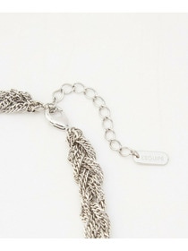 【L'EQUIPE】捻りチェーンショートネックレス 詳細画像 シルバー 13